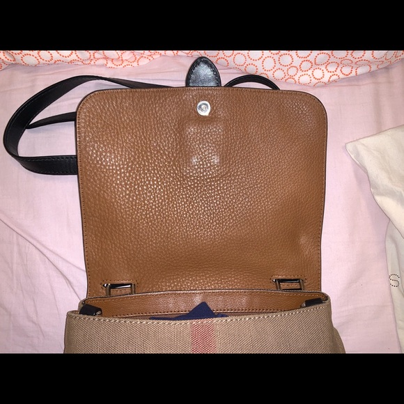 Burberry Brit Grainy Canvas Check Small Crossbody. - Picture 6 of 8